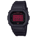 G-SHOCK by Casio Kell Must Meeste Kellad DW5600BBR-1 Red Watch Dial black