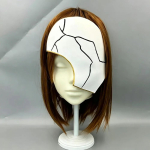 M&auml;ng Limbus Company Rien Cosplay Mask T&auml;iskasvanutele 3D-tr&uuml;kitud pooln&auml;omask Halloweeni kost&uuml;&uuml;mi lisatarvikud Rekvisiit valge