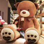 Hiiglaslik Karunukk Eriti Suur Pl&uuml;&uuml;sm&auml;nguasi Teddy Panda Lapi-nukk T&uuml;drukutele Kallistusk&auml;ru Qixi Festivali Kingitus 80cm（0.95kg）