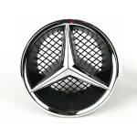 3D auto iluv&otilde;re embleem T&auml;he m&auml;rk Esiv&otilde;re logo Mercedes Benzi jaoks W204 W205 W213 X253 A B C E S CLA GLB GLC GLE GLS Tarvikud W205 185mm gray