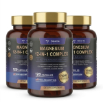 Totaria Health 12-in-1 Magneesiumikompleks &ndash; 700mg K&otilde;rge imendumisega (120 kapslit) 3pack