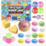 Advendikalender Mystery Pelmeen Squishy Kohev Fidget Aeglaselt T&otilde;usev 24P&auml;evane Countdown Kalender J&otilde;ulupeo Suveniir &Auml;revuse Leevendus As picture