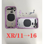 Isetehtud t&auml;iskomplekt iPhone XR-ile nagu 16 korpus, iPhone 11 kuni 16 11 jaoks Isetehtud 16 tagak&uuml;lg XR Retrofit 16 XR to 16 roheline
