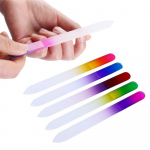 DIY Art Glass Kahepoolne k&uuml;&uuml;nepuhver Poleerimine lihvimisviilid Gradient vikerkaare manik&uuml;&uuml;r