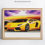 5D DIY Teemantmosaiik Scenic Tikandid Sportautode Teemantmaaling Ristpistes 20X30