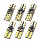 6 tk T10 LED tulede pirn 6000K valge veavaba Mercedes W204 5W DC12-24V jaoks