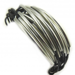 Les Tr&eacute;sors De Lily [M1935] - Bracelet cr&eacute;ateur 'Peaceful' noir must