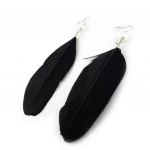 Les Tr&eacute;sors De Lily [N1569] - Boucles Cr&eacute;ateur 'Cheyennes' noir must