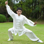 Meeste naiste kung fu vormiriietus Hiina s&auml;rk ja p&uuml;ksid Tai Chi &uuml;likond vanaaegne wushu v&otilde;itluskunstide kost&uuml;&uuml;m XS