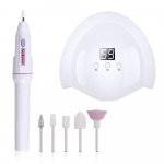 Geelk&uuml;&uuml;nte komplekt 36 W USB LED UV-lamp k&uuml;&uuml;nekuivati ​​5-&uuml;hes k&uuml;&uuml;nepuurimismasin, hoolduskomplekt k&uuml;&uuml;nepuhvri poleerimisvahendi eemaldaja manik&uuml;&uuml;ri t&ouml;&ouml;riist