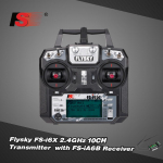 Flysky FS-i6X 2,4 GHz 10CH AFHDS 2A RC saatja koos FS-iA6B vastuv&otilde;tjaga RC droonilennuki jaoks