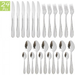 24 tk S&ouml;&ouml;giriistade komplekt Roostevabast terasest s&ouml;&ouml;giriistade komplekt H&otilde;bedatarvete komplekt Noad Kahvlid kohvilusikad &Otilde;htus&ouml;&ouml;gin&otilde;ude komplekt K&ouml;&ouml;k s&ouml;&ouml;giriistade komplekt h&otilde;be