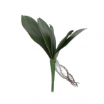 Kunstlik taim liblikas orhidee leht DIY kodukontori t&ouml;&ouml;laua bonsai dekoor 5-leaf