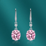 SACE GEMS Klassikaline vasesulamist tsirkoon K&otilde;rvar&otilde;ngad Naiste Ehted Pulmalubadus Peokink roosa