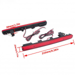 Punased LED kaitseraua helkurid 09-14 Acura TSX jaoks (Euro Accordi jaoks) Toimivad taga-, piduri- ja tagumise udutulena punane