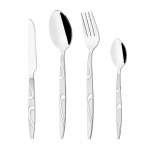 4/8/16/24 tk Vintage h&otilde;bedane s&ouml;&ouml;giriistade komplekt, kaasaskantav tr&uuml;kitud roostevabast terasest lusikas kahvel steigi nugade komplekt reisiks s&ouml;&ouml;giriistad lauan&otilde;ud 4pcs h&otilde;be