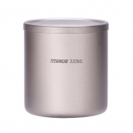 220 ml/330 ml/450 ml/550 ml topelt seinaga titaanist veetass kohvi-teekruus kodukontori v&auml;litingimustesse 330ml Without handle h&otilde;be