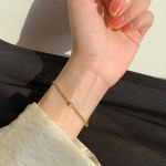 ANENJERY &uuml;hekordne tsirkoonist k&auml;ev&otilde;ru, naiste kuldkett, lihtsad ehted h&otilde;be