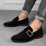 Loafers meestele vabaaja kingad madala kontsaga mugavad k&otilde;ndimisjalatsid Meeste sotsiaalsed kingad 38 must