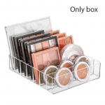 7 Grid Storage Box Clear Plastic Makeup Cosmetic Stand Holder Huulepulga korraldaja