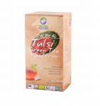 Roheline tee Tulsi ja safraniga (25 pak, 1,55 g), Tulsi roheline tee + safran, orgaaniline heaolu