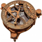 Marine 4-tolline Londoni meres&otilde;idu p&auml;ikesekell ~ Vintage Maritime Antiikne messingist kompass Marine Navigation