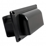 12V haagissuvila haagise k&uuml;lgmise &otilde;huventilaatori ventilatsiooni v&auml;ljalaskeventilaator RV ventilaator haagismaja modifitseerimine must