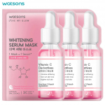 Watsons Love My Glow Whitening Serum Mask, Dull & Uneven Skin, Dermatologically Tested, Suitable for Sensitive Skin, 25 ml. x 3 pcs 25 ml. x 3 pcs