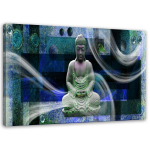 L&otilde;uenditr&uuml;kk Buddha Feng Shui Blue 60x40 sinine