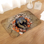 40*60cm 3D Creative Animal Dinosaurus muster Libisemiskindel vannimatt Vannitoa imav vaip Flanellist p&otilde;randamatt K&ouml;&ouml;gi p&otilde;randamatt 40X60cm