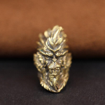 Dark Monkey King Messingist Noa Helmed EDC V&auml;listingimustes DIY Paracord Aksessuaarid Kootud Paelad Ripatsid Ehted Vihmavarju Trossi Riputus 1pcs