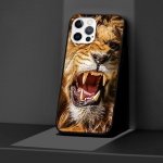 &Uuml;mbris Apple Iphone 11 13 12 Mini 14 Pro Max Xr 7 8 +Se 2020 Xs 6 6s Plus 5 5s Must silikoonist telefoni kate Lion Alpha Male Cub iPhone XS Max
