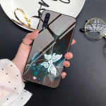 Animal Butterfly &uuml;mbris Samsung Galaxy A71 A72 A70 A73 A53 A13 5g A03 A22 A21s A03 Core A42 A52 luksusliku klaaskatte Coque jaoks For Samsung A41