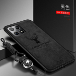 Xiaomi Mi 13 Pro &uuml;mbris Pehme silikoon+k&otilde;vast kangast Deer Slim kaitsev tagakaane &uuml;mbris Xiaomi Mi 13 13Pro Mi13 telefonikesta jaoks For Mi 13 must