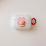Ins 3D Flower Tulips Smiley Cartoon K&auml;ev&otilde;ru Matte P&otilde;rutuskindel k&otilde;rvaklappide &uuml;mbris Apple Airpodidele 1 2 3 Pro 2. laadimiskarbi kate For Airpods Pro