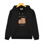 Kapybara kapuutsid Chilin Like A Pusad Lapsed Pikad varrukad Topid Laste Pullover T&uuml;drukute R&otilde;ivad Y2k Riided Beebipoiste Riided 130