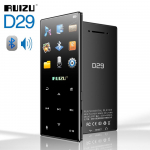 RUIZU D29 Bluetooth MP3-m&auml;ngija kaasaskantav heli 8GB muusikapleier koos sisseehitatud k&otilde;larite toega FM, salvestus, e-raamat, kell, sammulugeja must