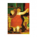 Naljakad Mona Lisa kunstil&otilde;uendi plakatid ja v&auml;ljatr&uuml;kid, autor Fernando Botero Kuulsad maalid Seinakunstipildid elamiseks kodukaunistuseks 50*70cm