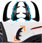 Tagumise p&otilde;rkeraua trimmi huulepoolsete poritiibade jaotur Mercedes A klassi W177 sedaani 20-22 jaoks