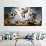 Klassikaline &otilde;limaal Kristuse muutmise plakat, autor Raffaello Santi Print Vintage l&otilde;uendimaal Kodu ruumi galerii sisustus 20x40cm no frame