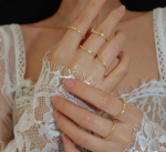 &Otilde;huke punutud s&otilde;rmus 1 tk. ISSA Plus 7 kuld