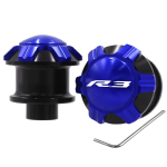 Mootorratta CNC alumiiniumist kiigehoova poolid Stendikruvid Liugur Yamaha MT-03 MT03 MT-25 MT 25 YZF R3 YZF R25 YZF-R3 jaoks R3 LOGO Red