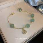 Originaalne Opal Sea Blue Treasure Moonlight Crystal K&auml;ev&otilde;ru Kerge Luksuslik Elastne K&auml;ev&otilde;ru T&uuml;drukutele Naiste Ehted Aksessuaarid