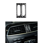 Autotarvikud Sisustus s&uuml;sinikkiust kleebised Mercedes-Benzi C-klassi W204 2007-2013 sisekonsooli kliimaseadme l&uuml;lituspaneelile Type 39 black