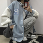 Harajuku Suures suuruses dressipluusid Pusad S&uuml;gisfliis Suurem&otilde;&otilde;tmeline kapuutsiga dressipluus naiste Hip Hop Hoodie pesapallivorm M must
