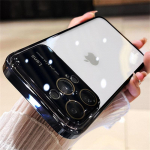 Originaalkaamera objektiivi vaateakna katte&uuml;mbris iPhone 14 13 12 11 Pro Max l&auml;bipaistev pehmest silikoonist kaamera kaitsekate iPhone 14 Pro Max must