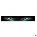 Auto esiklaasi 3D kleebised esi- ja tagak&auml;igukasti dekoratiivsed p&auml;ikesevarju kleebised auto dekoratiivkleebised Wolf eyes