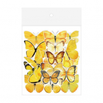 40 tk/kott Kena v&auml;limusega scrapbooking-kleebis, sile pind, v&auml;rvilise liblikamustriga veekindel aknakleebis lastele 2