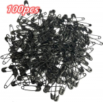 100 tk v&auml;ikesed kullast metallist terasest mini n&ouml;&ouml;pn&otilde;elad 100pcs 3.2cm must
