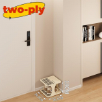 Kodu Lihtne jalatsiriiul, mitmekihiline, vastupidav ja ruumis&auml;&auml;stlik tolmukindel kingakorter two-ply beež